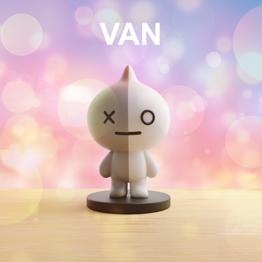 BT21 / BTS Figures sculpture 模型预览图 9